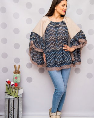 bluza tip ie cu maneci care zboara