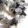 (10 bucati) Cuart rutilat gherute aprox 10-20x3-7 mm