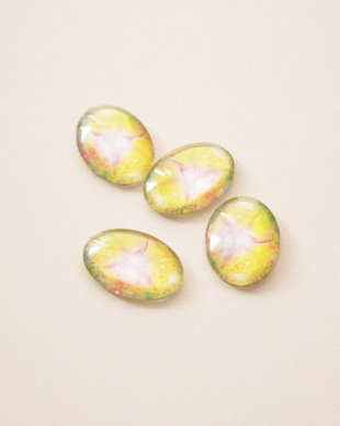 Cabochon sticla 25 x 18 mm