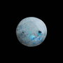 Moonstone alb - rotund cu cateva straluciri multicolore - 20 mm   [ M2 ]