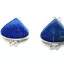 Link cu Lapis Lazuli in rama argintata