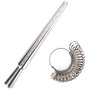 K0186 - SET Ringstock / mandrel, ringmass/ masuri pt inele, aliaj metalic