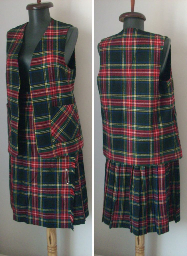 Costum scotian stofa lana