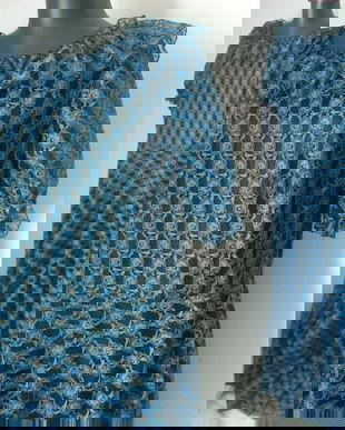 Rochie dantela albastra