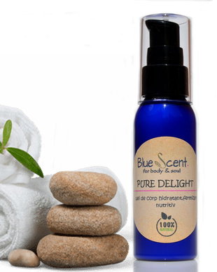 Pure Delight-ulei de corp pentru masaj,nutritiv,fermizant-BlueScent