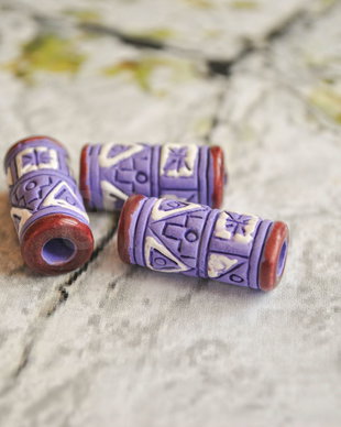 Margele peruviene din ceramica