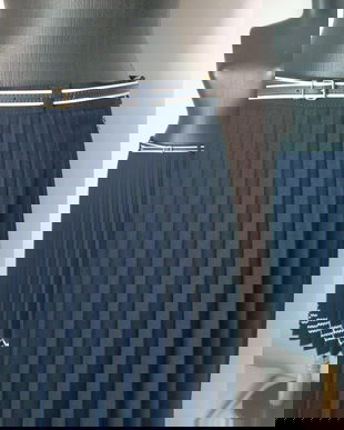 Fusta plisata tripluvoal