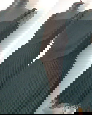 Rochie pliseuri voal