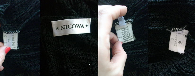 NICOWA ROCHIE NEAGRA TRICOTATA