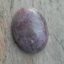 Cabochon lepidolit, 40x30 mm