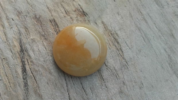 Cabochon aventurin galben, 25 mm  REZERVAT