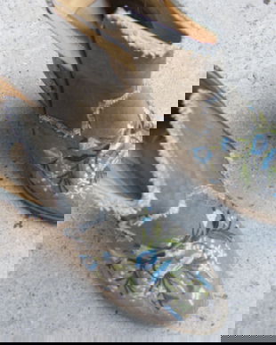 Botine de vara cu broderie