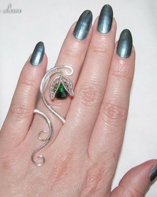 Inel reglabil Ghiocel cu cristale Swarovski