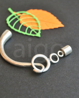 Baza bratara ( half cuff ) zamac / zamak zmk0402