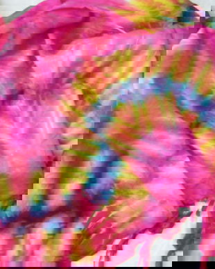 Esarfa plaja -pareo-tie-dye