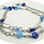 colier cu inele lampwork