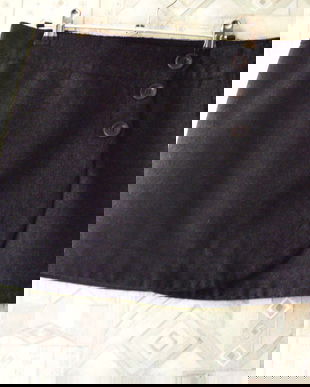 fusta mini parte peste parte