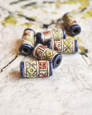 Margele peruviene din ceramica