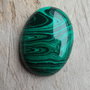 Cabochon malachit 40x30 mm  REZERVAT