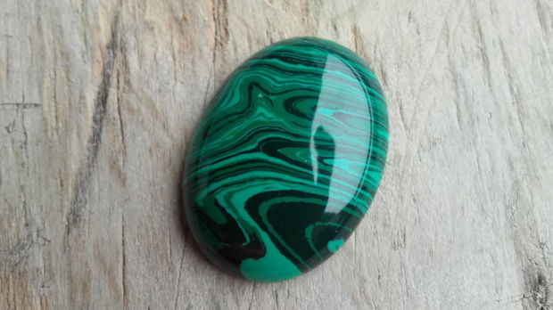 Cabochon malachit 40x30 mm  REZERVAT