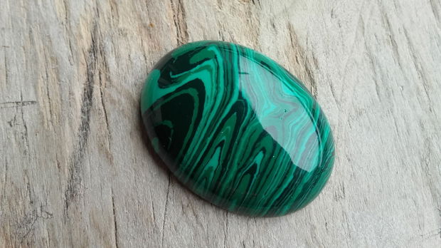 Cabochon malachit 40x30 mm  REZERVAT