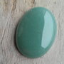 Cabochon aventurin verde, 40x30 mm