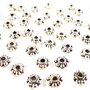 100 x distantiere , rozete, margele metalice