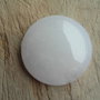 Cabochon jad alb, 30 mm
