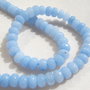 Jad bleu rondele fatetate aprox 8.5x5 mm