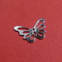 Fluture stilizat - pandantiv din argint .925 rodiat aprox  12.5x18 mm