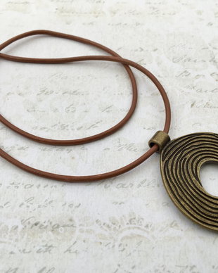 Pandantiv unisex tribal bronz