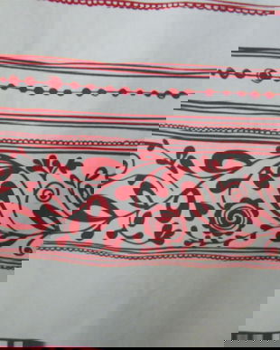 Set 2 draperii model rustic