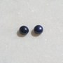 (2 bucati) Perle de cultura negre semi- gaurite aprox 6x5 mm