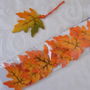 Set 6 frunze decorative pasla-oranj