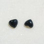 (2 bucati) Cabochon inimioara din onix aprox 7.5x8 mm
