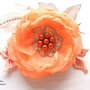 Brosa floare textila/Brosa textila