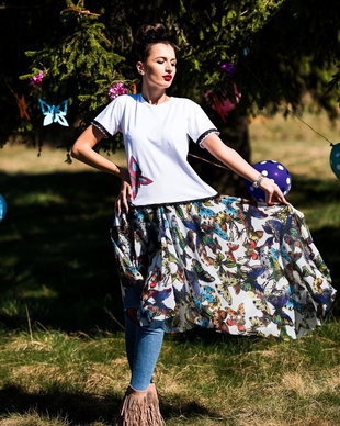 tricou cu fluture rabdator
