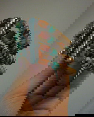 BRATARA ETNIC ARGINT TIBETAN SI MARGELE OS