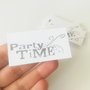 Cartonase albe cu mejasul Party time