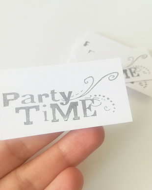 Cartonase albe cu mejasul Party time
