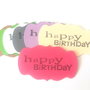 Cartonase predecupate cu mesajul Happy Birthday