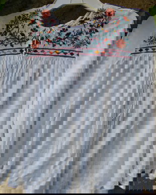 Bluza boho hippy brodata