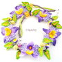 Vanda - colier cu Orhidee,boboci,margele handmade si margele Toho