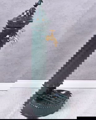 Cismea verde pentru gradina din fier forjat