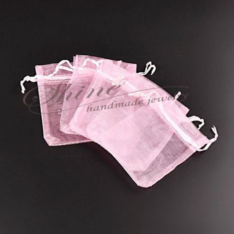 Saculeti organza, Hot Pink, 10x8cm