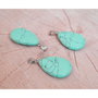 Pandantiv turcoaz , lacrima 30x18mm GSLAK 452