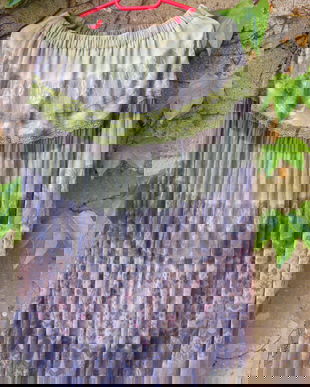 Fusta  tulle de vara cu dantela