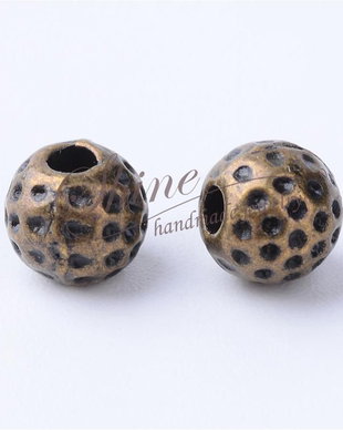 Distantier margea bronz, 6x5mm