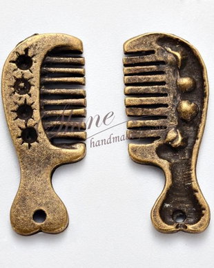 Charm piaptan, bronz antichizat