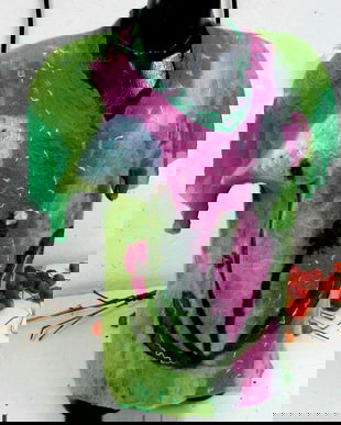 Bluza din lana impaslita`Puf de papadie`